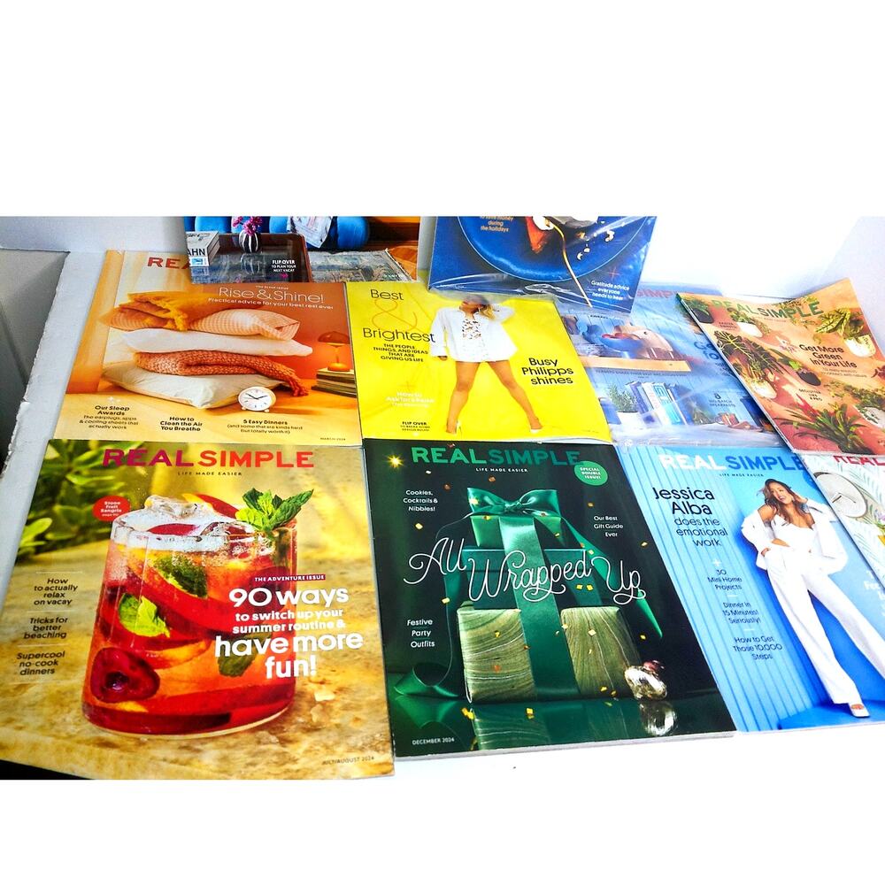 Real Simple Magazine 2024 Set OF 10 - Picture 2 of 7